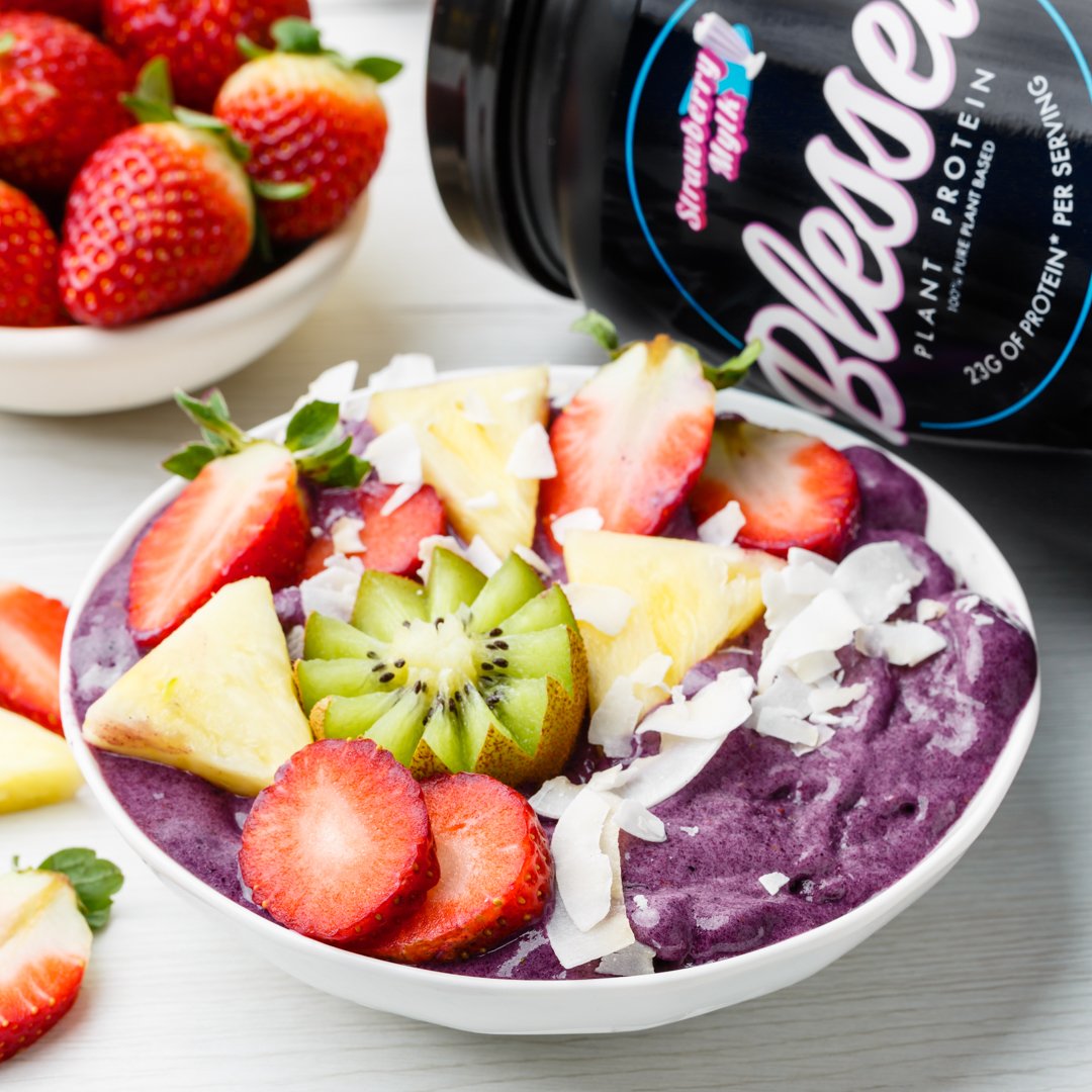 Blessed Strawberry Mylk Acai Bowl