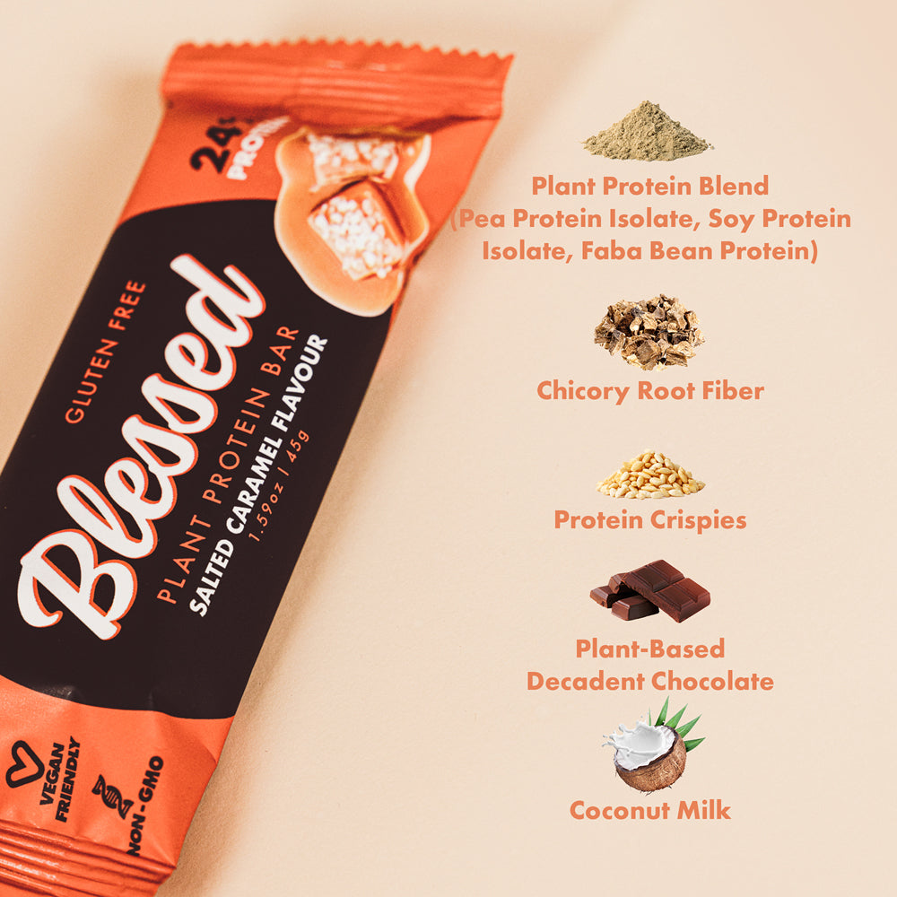 Blessed Plant Based Protein Bar Ingredients