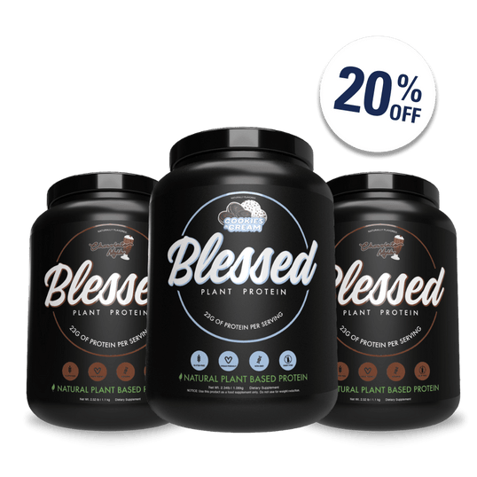 3-Pack Blessed Protein | 3 x 30 SVS Bundle - EHPLabs