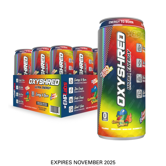 OxyShred Ultra Energy Drink RTD (12-Pack) - Gummy Snake