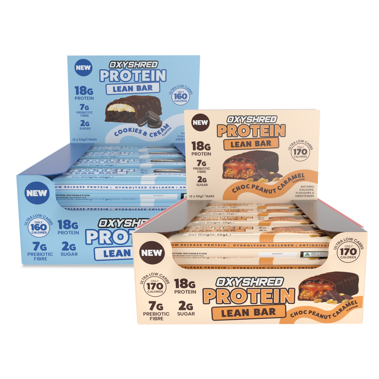 OxyShred Lean Protein Bars Twin Pack
