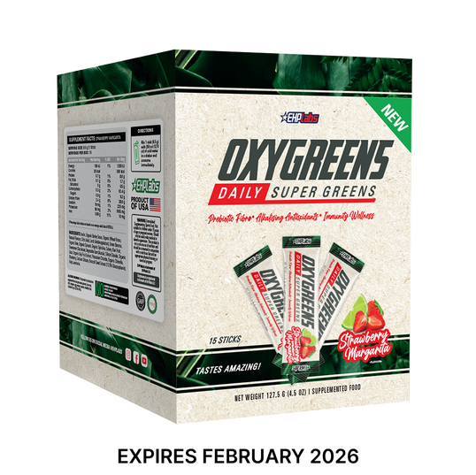 OxyGreens Stick Pack - Strawberry Margarita
