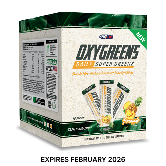 OxyGreens Stick Pack - Super Greens - Pineapple