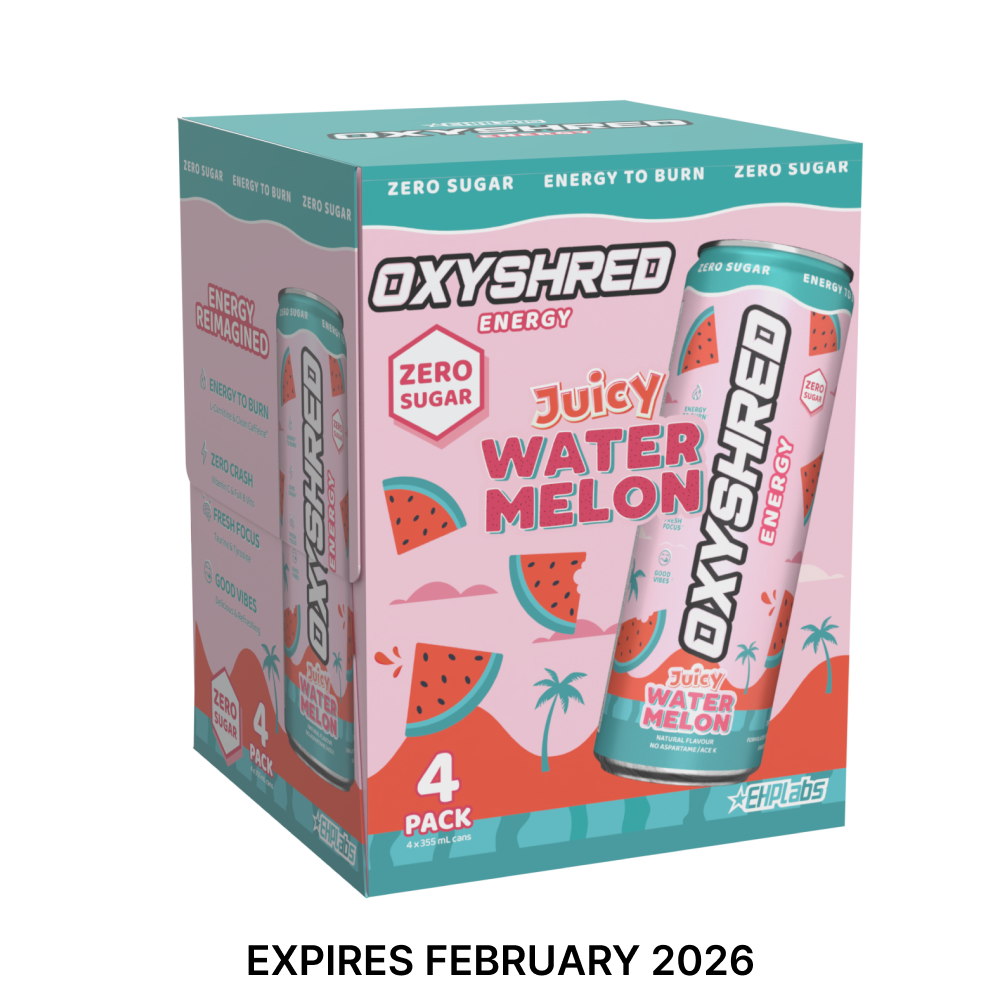 OxyShred Energy Drink RTD - Watermelon (4-Pack)