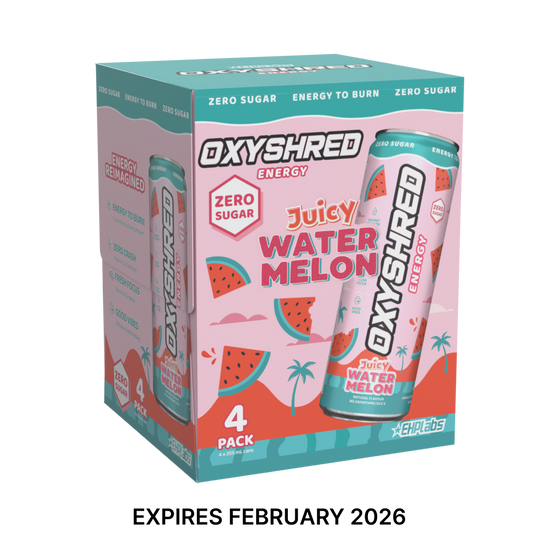 OxyShred Energy Drink RTD - Watermelon (4-Pack)