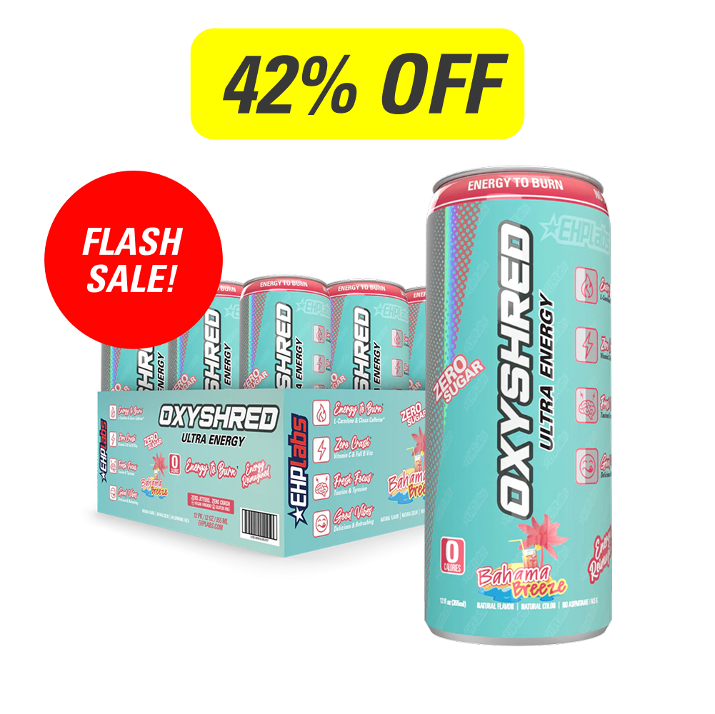OxyShred Ultra Energy Drink RTD (12-Pack) - Bahama Breeze