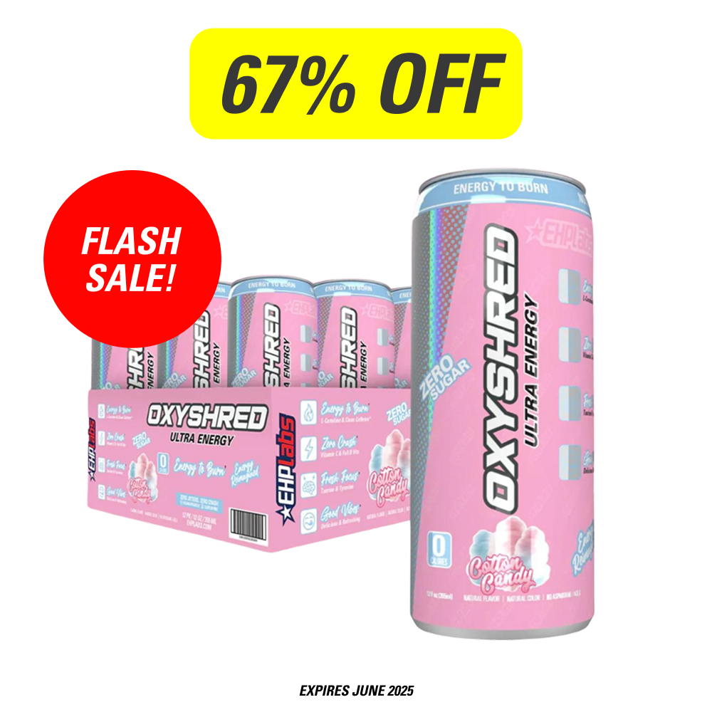 OxyShred Ultra Energy Drink RTD (12-Pack) - Cotton Candy