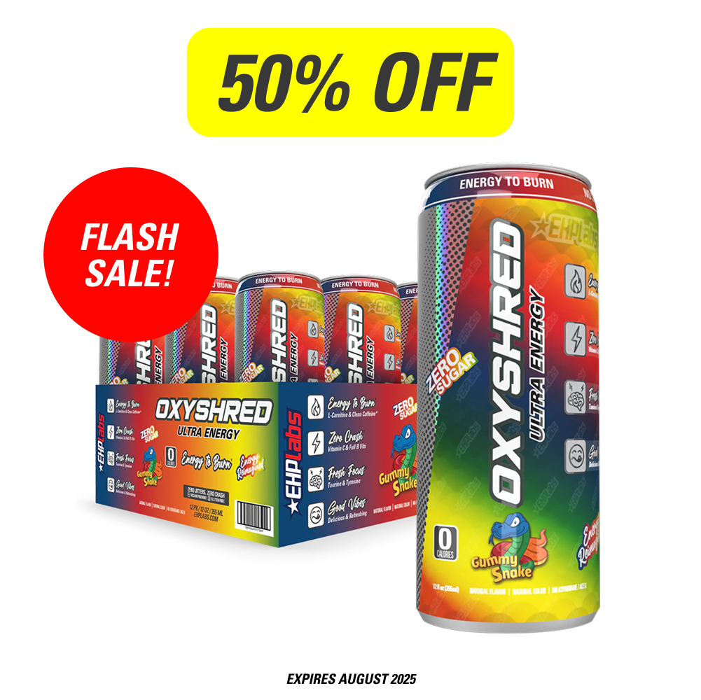 OxyShred Ultra Energy Drink RTD (12-Pack) - Gummy Snake