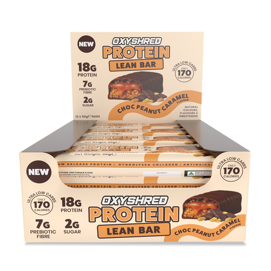 OxyShred Lean Protein Bars - Choc Peanut Caramel