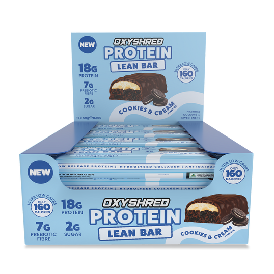 OxyShred Lean Protein Bars - Cookies & Cream