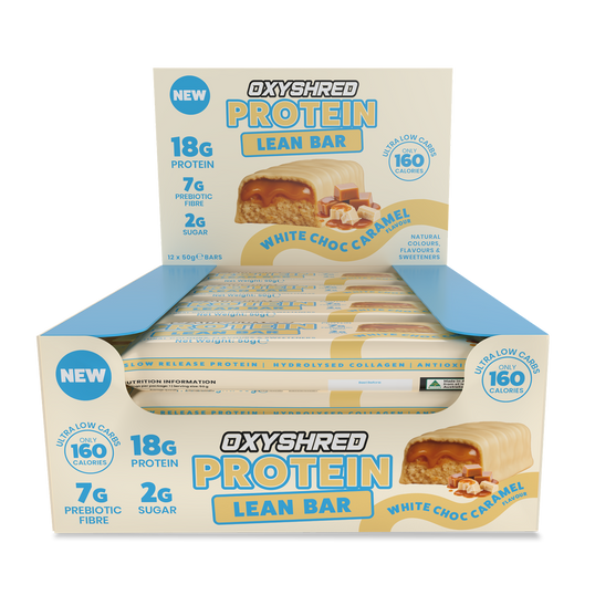 OxyShred Lean Protein Bars - White Choc Caramel
