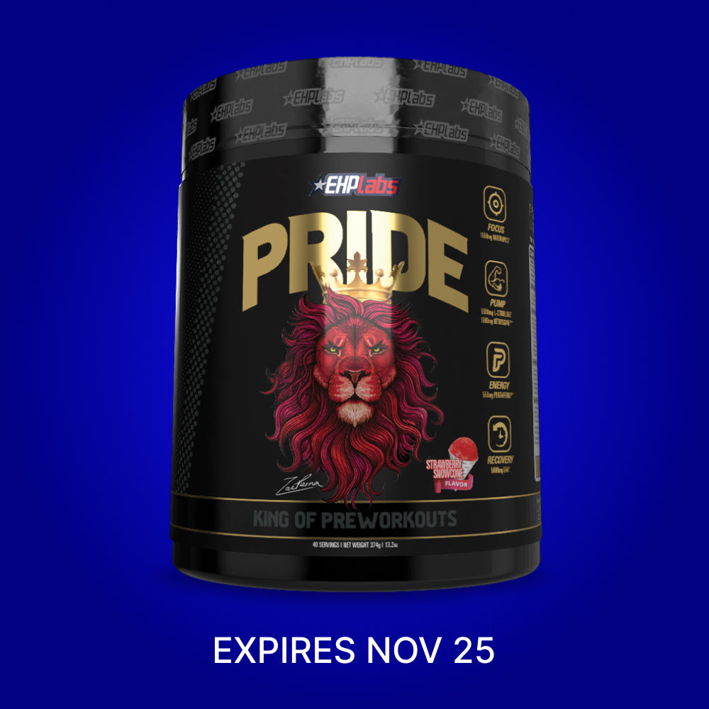 PRIDE Pre-Workout - Strawberry Snowcone (Expires Nov 25)