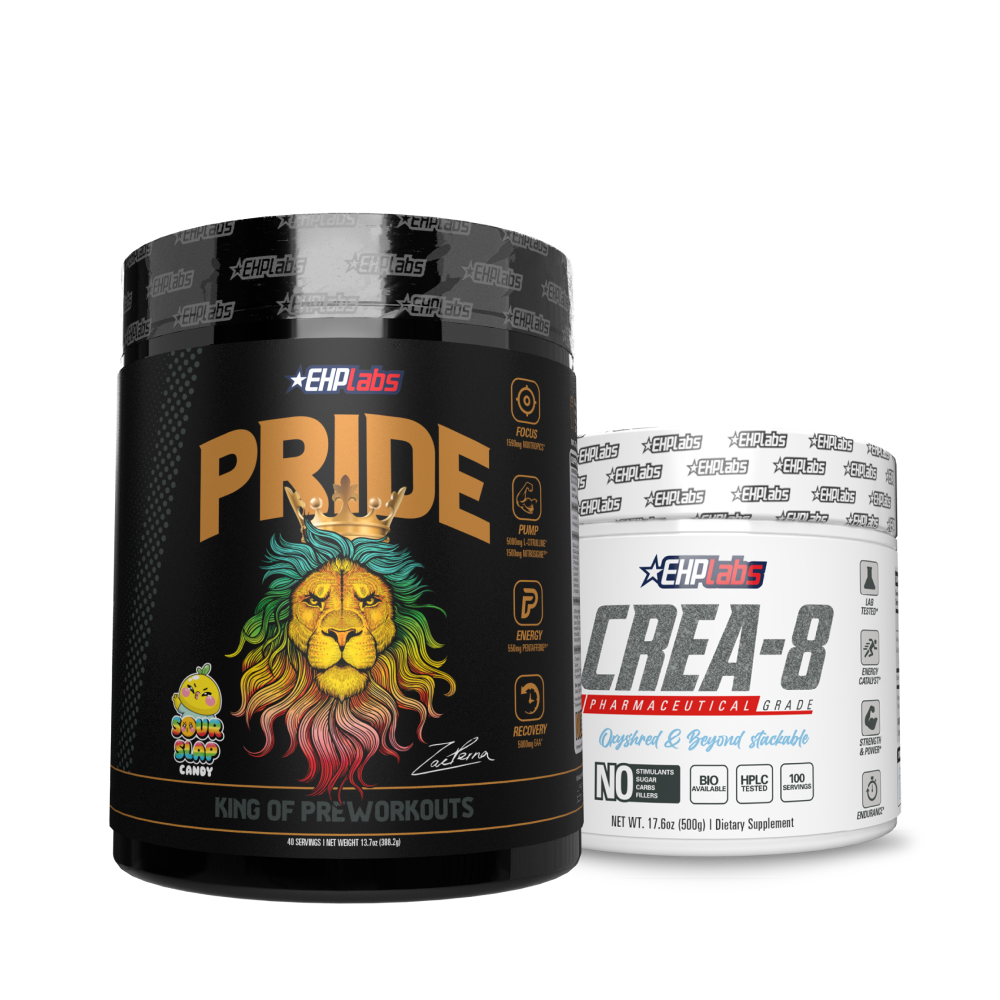 PRIDE + Crea-8 Muscle Gain Bundle