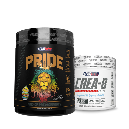 PRIDE + Crea-8 Muscle Gain Bundle