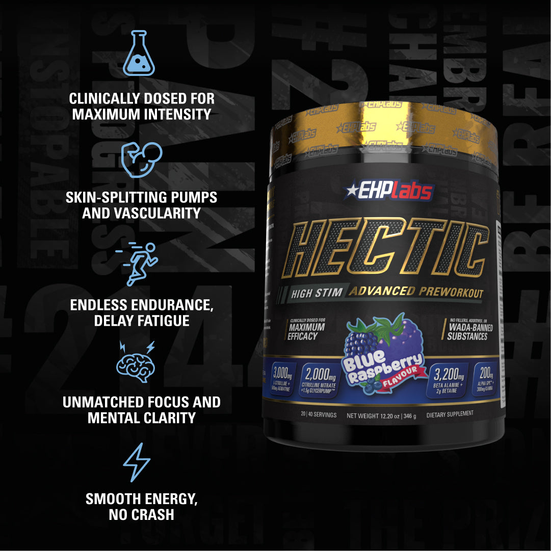 Buy HECTIC Pre-Workout by EHPlabs Australia online - EHPlabs Australia