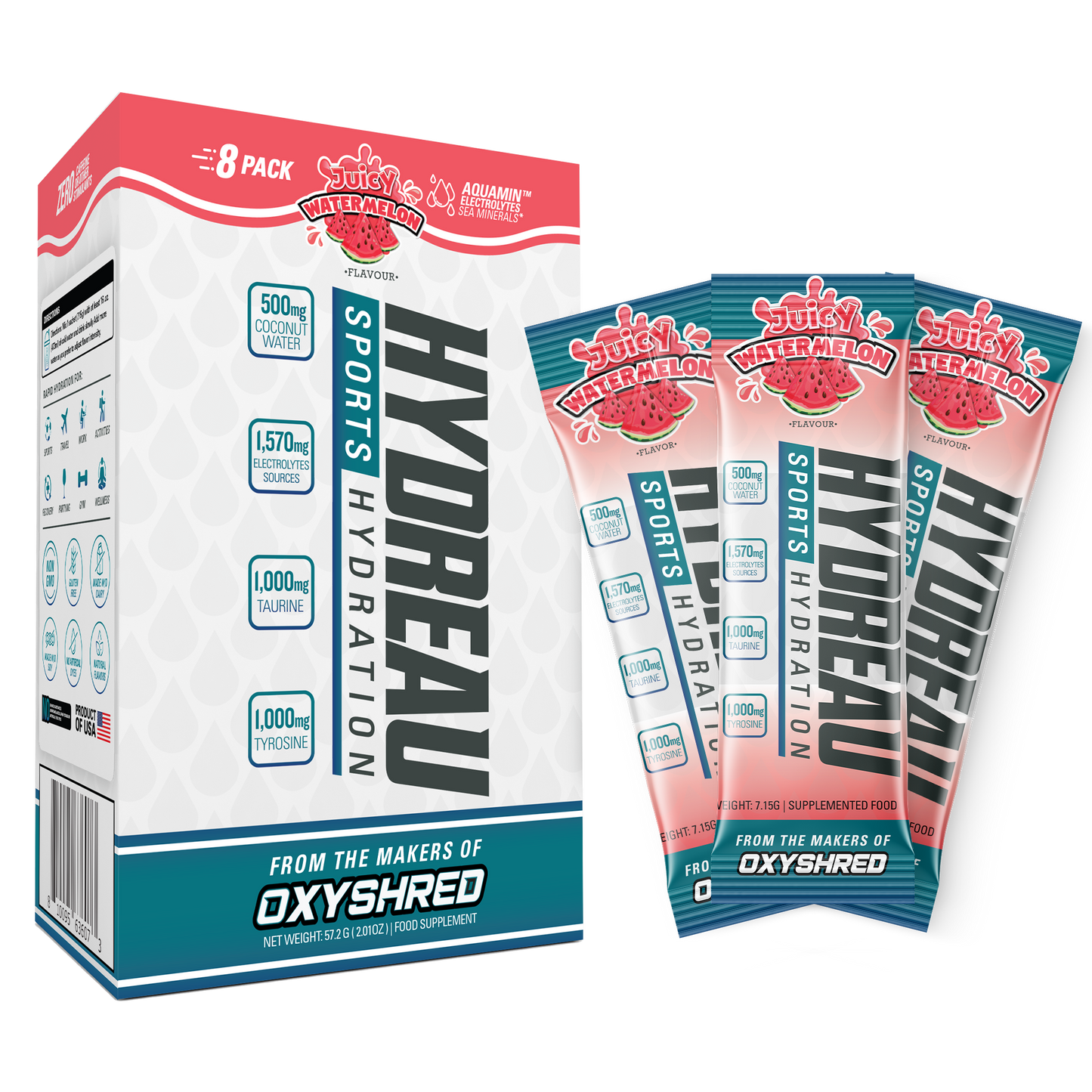 HYDREAU - Sports Hydration Stick Pack (8)