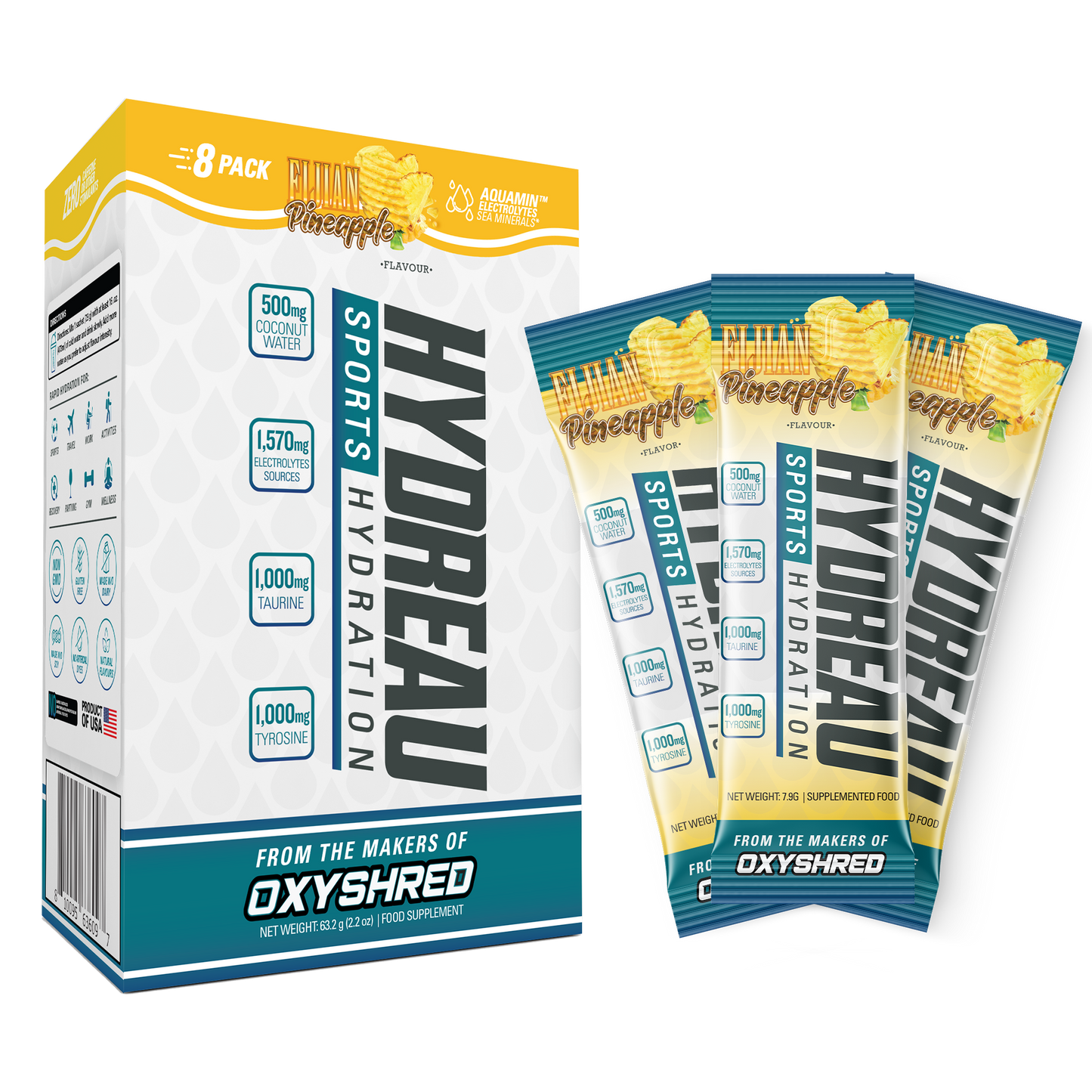 HYDREAU - Sports Hydration Stick Pack (8)