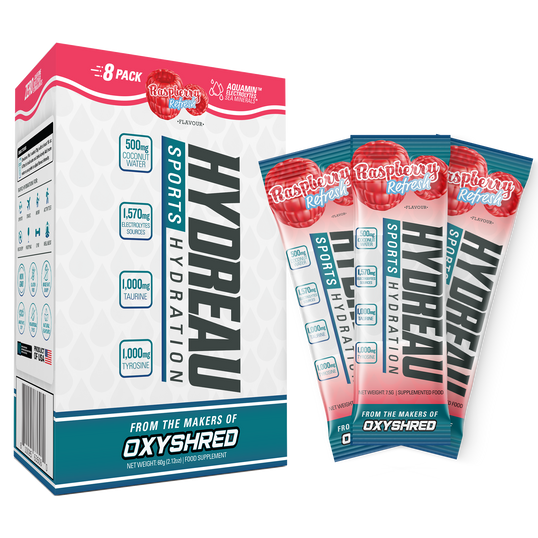 HYDREAU Sports Hydration Stick Pack - Raspberry Refresh