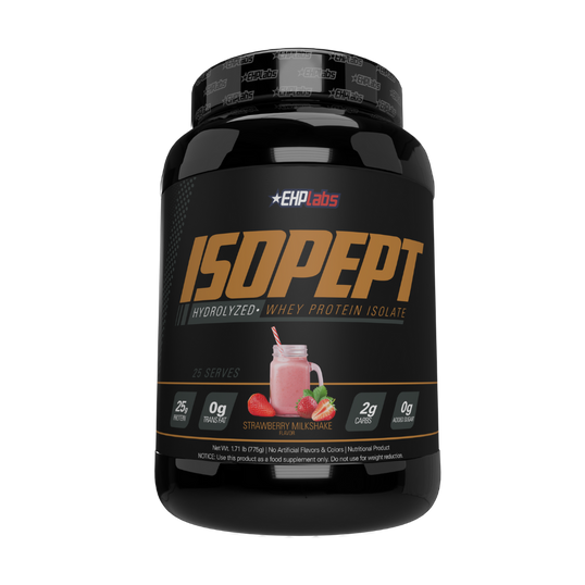 ISOPEPT Hydrolyzed Whey Protein - Strawberry Milkshake