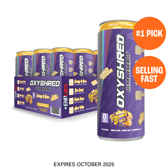 OxyShred Ultra Energy Drink RTD (12-Pack) - Passionfruit