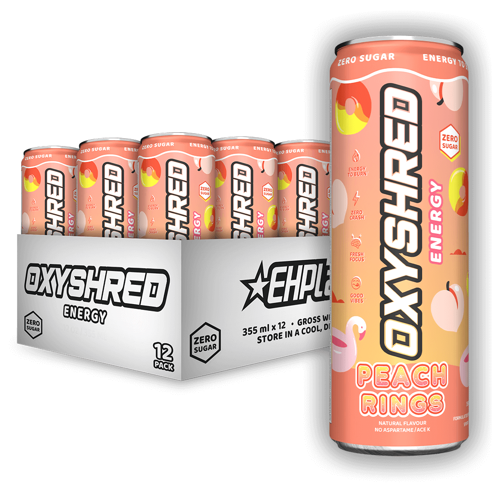 OxyShred Energy Drink - Peach Candy Rings