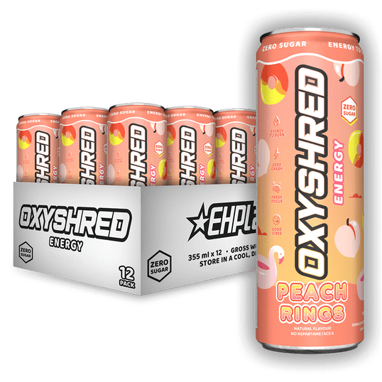 OxyShred Energy Drink - Peach Candy Rings