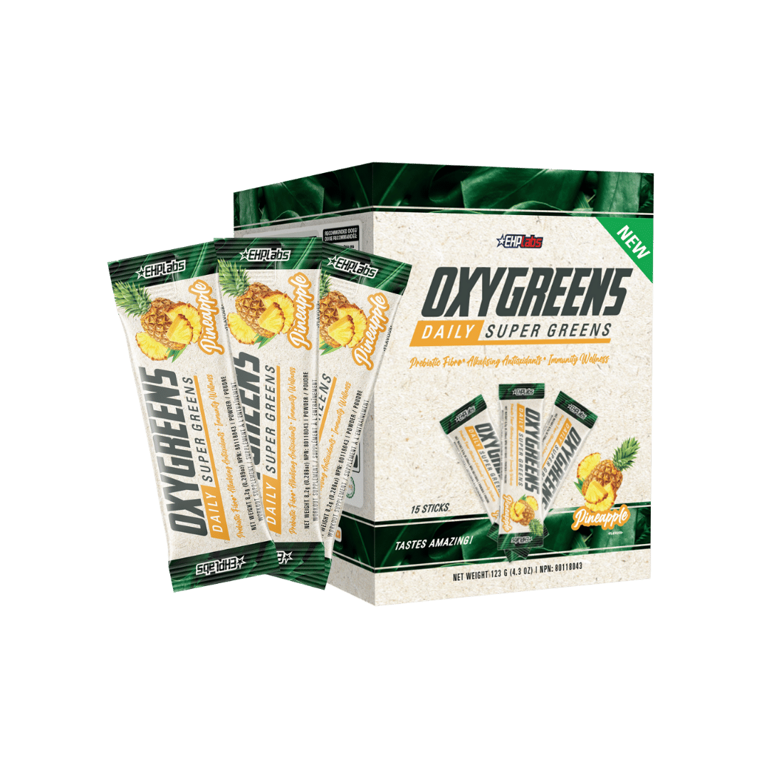 OxyGreens Stick Pack - Super Greens - Pineapple