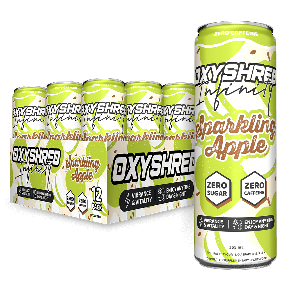 OxyShred Infinity Caffeine-Free Energy Drink - Sparkling Apple