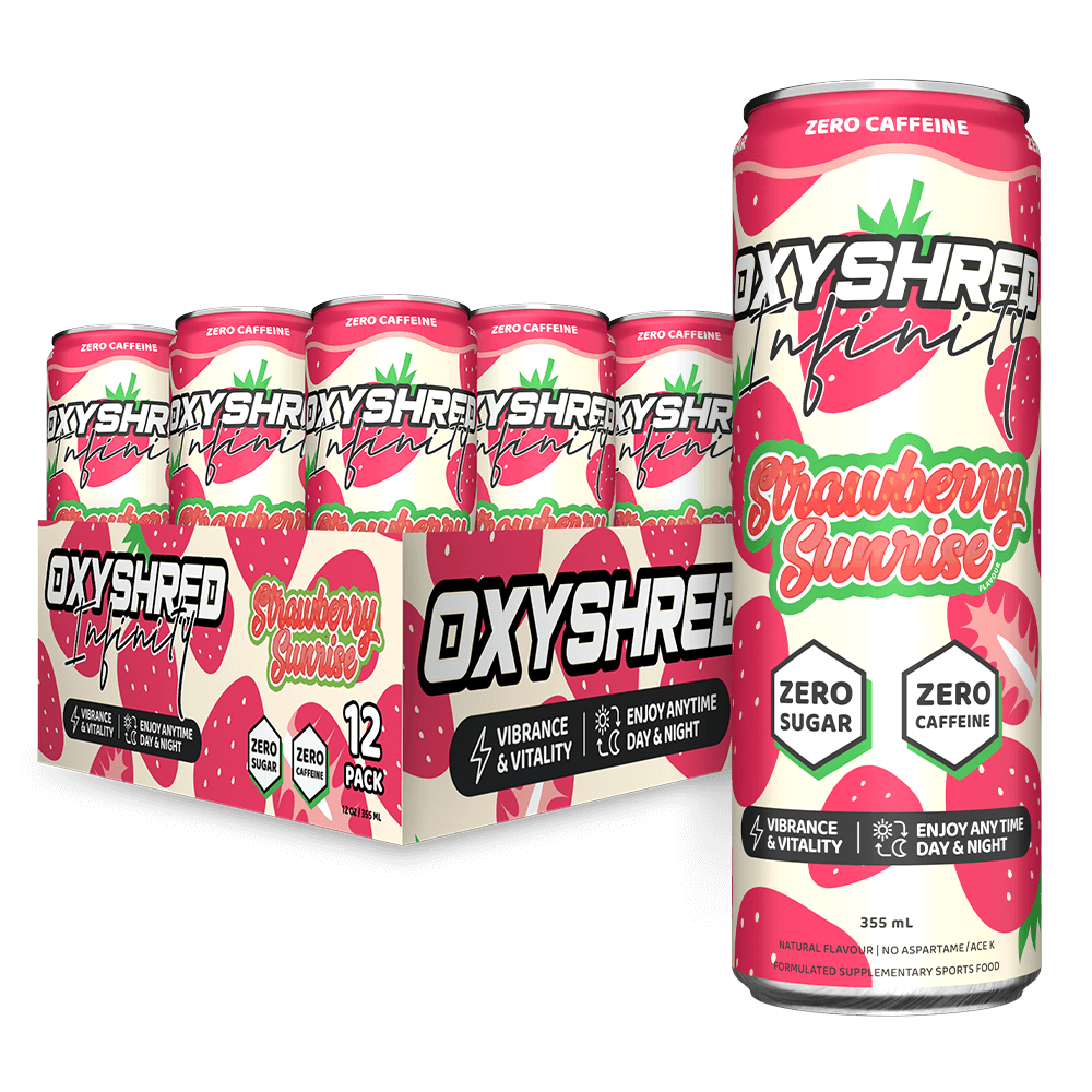 OxyShred Infinity Caffeine-Free Energy Drink - Strawberry Sunrise
