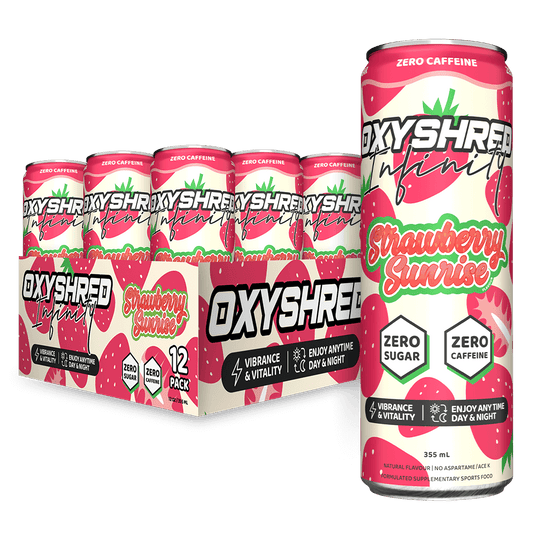 OxyShred Infinity Caffeine-Free Energy Drink - Strawberry Sunrise