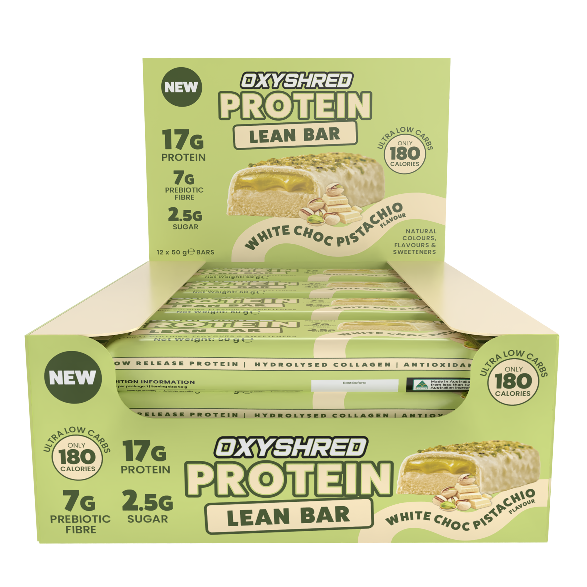 OxyShred Lean Protein Bars (12-Pack)
