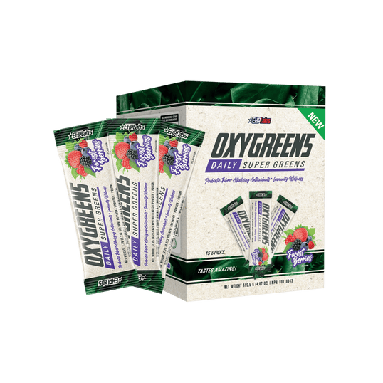 OxyGreens Stick Pack - Daily Super Greens Powder - Forest Berries