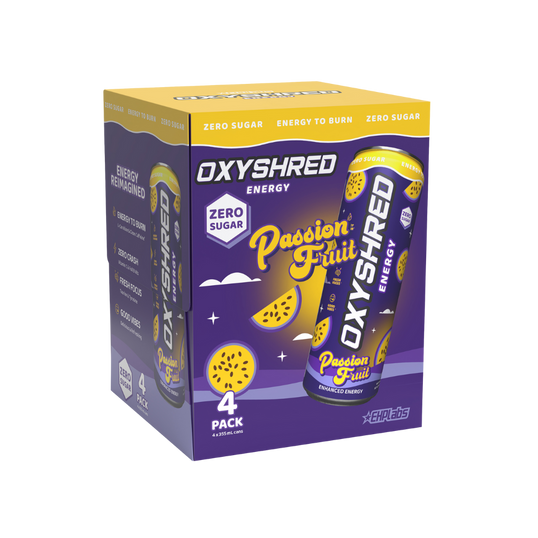 OxyShred Ultra Energy Drink RTD (4-Pack) - Passionfruit